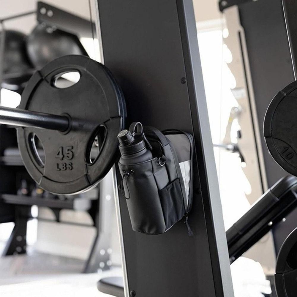 Benjmoore กระเป๋าขวดน้ําแม่เหล็ก, กระเป๋าสะพายข้างแบบพกพายิมที่วางแก้วน้ําเฉพาะ, กระเป๋าแม่เหล็ก Muti-functional ความจุขนาดใหญ่กระเป๋ายิมกีฬากลางแจ้ง - รูปที่ 2