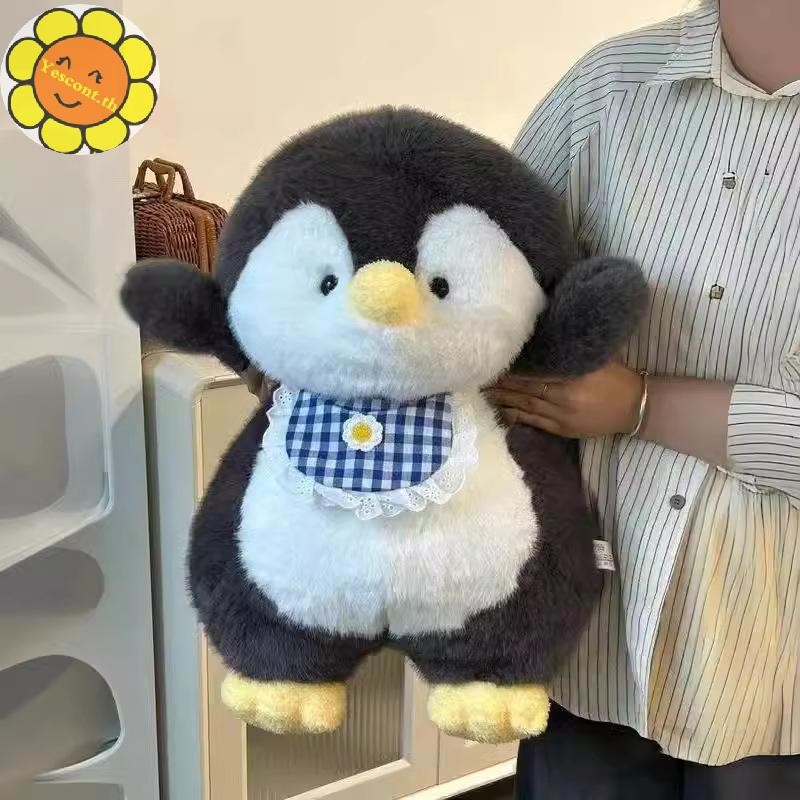 Yescont 1 ชิ้นตุ๊กตาสัตว์หมอน 16-60 ซม. Kawaii Huggable Soft Penguin Plush ของเล่นเด็ก Appease ตุ๊กตาของขวัญวันเกิดสําหรับเด็กเด็กผู้หญิง TH