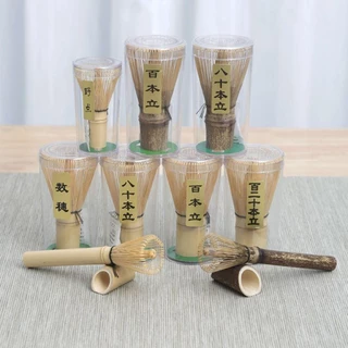 BREEZLY Matcha Whisk, Bamboo Reusable Chasen, ชุดน้ําชาญี่ปุ่นที่มีประโยชน์ Matcha Brush Teaware