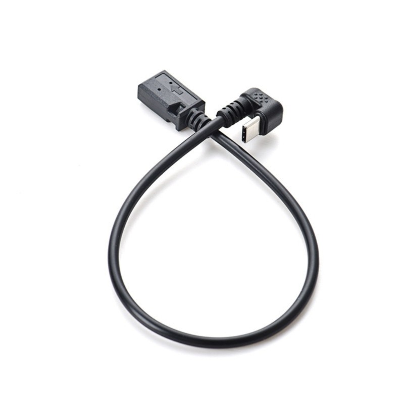 QUU Mini USB 5Pin Female to Type C Male Data Cable for Mobile Gaming and Tablet Charging ยาว 30 ซม.