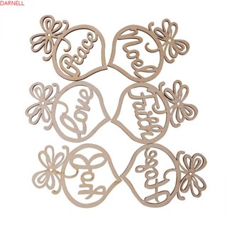 Darnell จี้ไม้ รูปตัวอักษร Love ตกแต่งคริสต์มาส