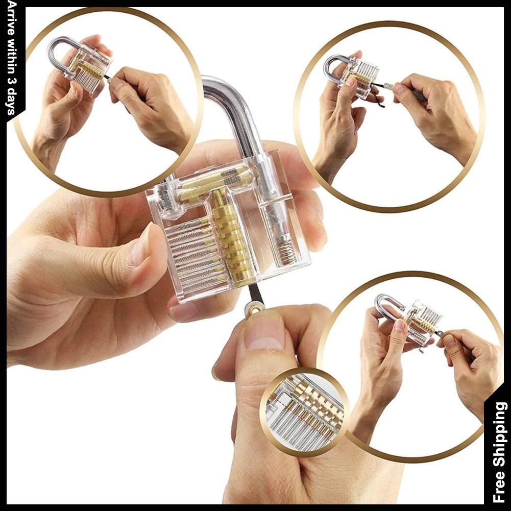 [มาถึงภายใน 3 วัน] ชุดเครื่องมือกุญแจล็อคกุญแจ สําหรับช่างกุญแจ - รูปที่ 4