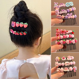 Strawberry Bear Star Dai Lu Ku Luo Mi Hair Comb Womens Heart Shaped Insert Cartoon Hair Clip