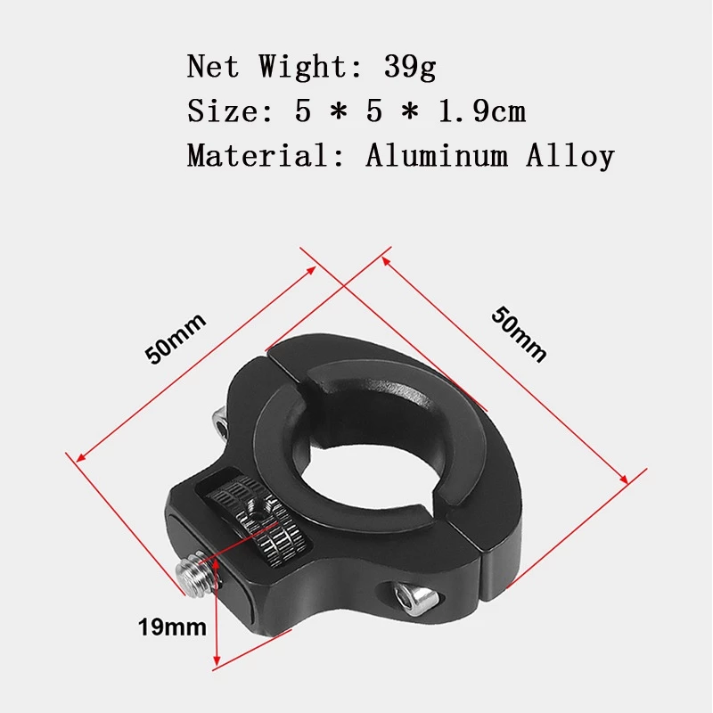 รถจักรยานยนต์Handlebarคลิป1/4 สกรูจักรยาน Seatpost ClampสําหรับGopro 11 10 9 Insta360 X3 Actionกล้องอุปกรณ์เสริม thumbnail 6