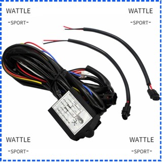 Wattle ตัวควบคุมไฟเดย์ไลท์ LED DRL 12-18V สวิตช์ควบคุมหรี่แสงอัตโนมัติ สําหรับรถยนต์