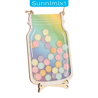 [Sunnimix1] ขวดโหลไม้ ใส่พฤติกรรม สําหรับเด็กผู้หญิง และผู้ชาย