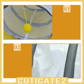 [Cuticate2] อุโมงค์สัตว์เลี้ยง แมว 3 ทาง พับได้ แบบพกพา ทนทาน สําหรับแมว กระต่าย หนูตะเภา วิ่ง