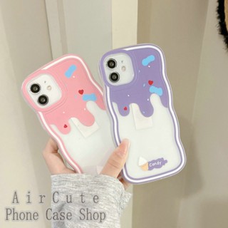 เคส VIVO Y02 Y02A Y22 Y22S Y21 Y21S Y21T Y20 Y20S Y19 Y17 Y16 Y15 Y15S Y12 Y12S Y12A Y11 Y01 Y01A Y50 Y35 Y33S Y33T Y30 Y1S Y91C Y91 Y91i Transparent Colored Wavy Cream Soft Case