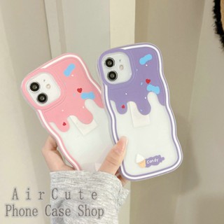 เคส Samsung A04 A04S A03 A03S A02 A14 A13 A12 M12 A11 M11 A02S A73 A72 A53 A52 A52S A51 A50 A50S A33 A32 A30 A30S A23 A22 A20 A20S A21S Transparent Colored Wavy Cream Soft Case