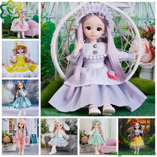 Augustinan ตุ๊กตาตา 3D 1/6 BJD BJD ข้อต่อถอดได้ สไตล์โบราณ พร้อมเสื้อผ้า ของเล่นสําหรับเด็ก