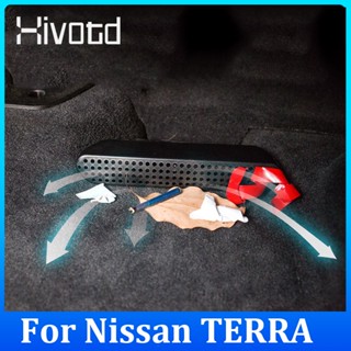 ฝาครอบช่องแอร์รถยนต์ ABS กันการกระแทก สําหรับ Nissan TERRA 2018-2023 Navara PRO 4X NP300 D23 2015-2023 2 ชิ้น