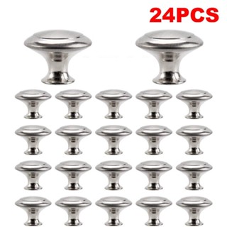 24pcs Round Kitchen Cabinet Pulls Knobs for Dresser Drawer Cupboard Closet Door