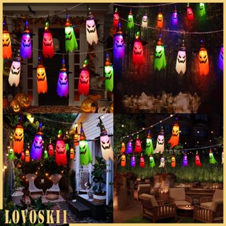 [Lovoski1] สายไฟหิ่งห้อย LED รูปหมวก สําหรับตกแต่งสวนฮาโลวีน