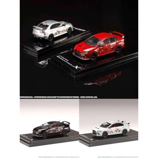 Hobby Japan 1:64 Mitsubishi EVO 10th Lancer Evolution X ขนาด ของเล่นสําหรับเด็กผู้ชาย โมเดลรถยนต์