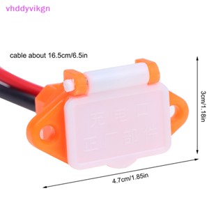 Vhdd ซ็อกเก็ตชาร์จสกูตเตอร์ E-bike พร้อมสาย 12AWG สําหรับ 36V 48V TH