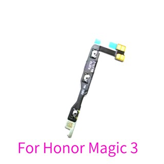 สายเคเบิ้ลปุ่มปรับระดับเสียง เปิดปิด ด้านข้าง สําหรับ Huawei Honor Magic 3