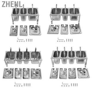 Zhenl Jam Basin Stand Condiment Dispenser Rack  Dent Telescopic for Home