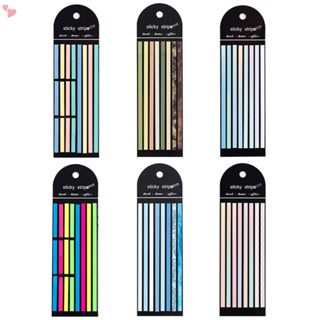 Sricky Notes ที่คั่นหนังสือ แบบโปร่งแสง หลากสี สําหรับคั่นหน้าหนังสือ 160 แผ่น