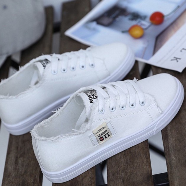 ( HS-22 ) โค้ด HISA549  โค้ดเพิ่ม 15%  สูงสุด 30.- Hiso รองเท้าผ้าใบหลากสีใส่เล่นหรือใส่ไปเที่ยวได้หมดทุกส