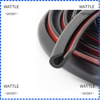 Wattle แถบยางซีล PTFE พร้อมเทปกาวในตัว ตัดขอบขอบยาง รูปตัว U ตัดง่าย