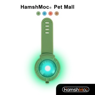 Hamshmoc ปลอกคอไฟ Led ชาร์จ USB กันน้ํา ป้องกันการสูญหาย สําหรับสัตว์เลี้ยง สุนัขเดินกลางคืน