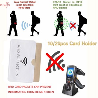 Nedfs เคสการ์ด RFID NFC โลหะ ป้องกันแม่เหล็ก เพื่อความปลอดภัย สําหรับกลางแจ้ง