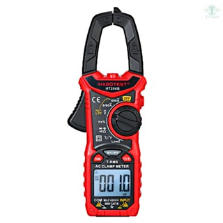 HABOTEST AC/DC Digital Clamp Meter for Measuring AC/DC Voltage , AC/DC Current, Frequency, Duty Cycle, Diode, Resistance, Continuity, Transistors  Test, NCV Clamp Multimeter