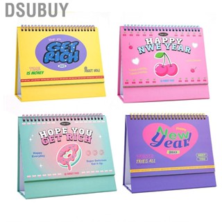 Dsubuy Cute Desk Calendar  2023 Cartoon Style for Dormitory