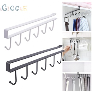 ⭐NEW ⭐Metal Under Cabinet Mug Rack Cup Organizer Kitchen Storage Hanger Holder 6 Hook