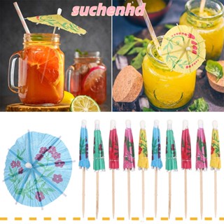 Suchenhd 20 ชิ้น มินิ ร่ม ร่มขนาดเล็ก คละสี ปาร์ตี้ เลือก ตกแต่ง ขนม ร่มกันแดด