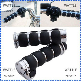 Wattle ปลอกแฮนด์มือจับ กันฝุ่น กันสั่นสะเทือน สําหรับ Dyna Sportster Cruiser 2 ชิ้น