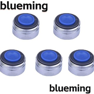 Blueming2 เครื่องเติมอากาศอ่างล้างจาน สเตนเลส สีฟ้า เกลียวตัวผู้ มาตรฐาน สําหรับห้องน้ํา 5 ชิ้น