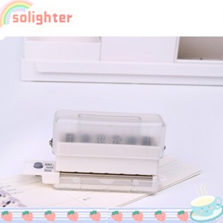 Solighter เครื่องเจาะรูกระดาษ B5 Diy