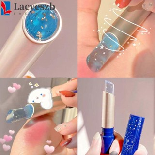Lacyeszb ลิปสติก ลิปกลอส เปลี่ยนสีตามอุณหภูมิ ให้ความชุ่มชื้น กันน้ํา แก้วน้ํา อวบอิ่ม ชุ่มชื้น ฟอยล์ทองใส เจ้าหญิงน้อย ลิปกลอสผู้หญิง