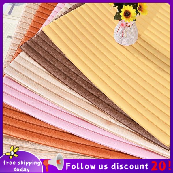 Se7ven✨Thickened wallpaper 3d soft package self-adhesive soundproof wall stickers living room bedside waterproof anti-collision stickers background wall foam ceiling stickers