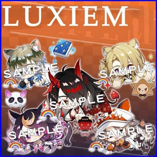 Gp1 LUXIEM พวงกุญแจ จี้การ์ตูนอนิเมะ NIJISANJI Vox Mysta Luca Ike Shu ANYCOLOR PG1 น่ารัก สําหรับห้อยกระเป๋า