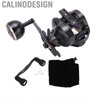 Calinodesign 6.3:1 Water Drop Wheel  Metal Wire Cup Fishing Reel Powerful High Speed Magnetic Adjustable for Sea