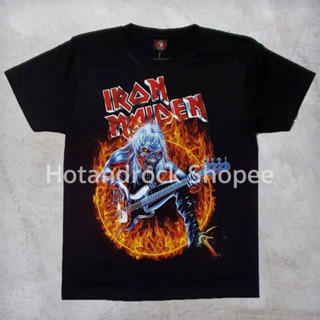 ไฟ! เสื้อวงสีดำ Iron Maiden TDM 1530 Hotandrock