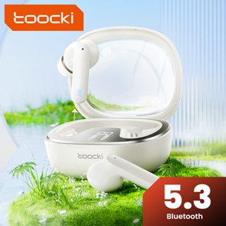 Toocki TWS หูฟังบลูทูธไร้สาย 5.3 หน้าจอดิจิทัล HiFi กันน้ํา พร้อมไมโครโฟน กล่องชาร์จ