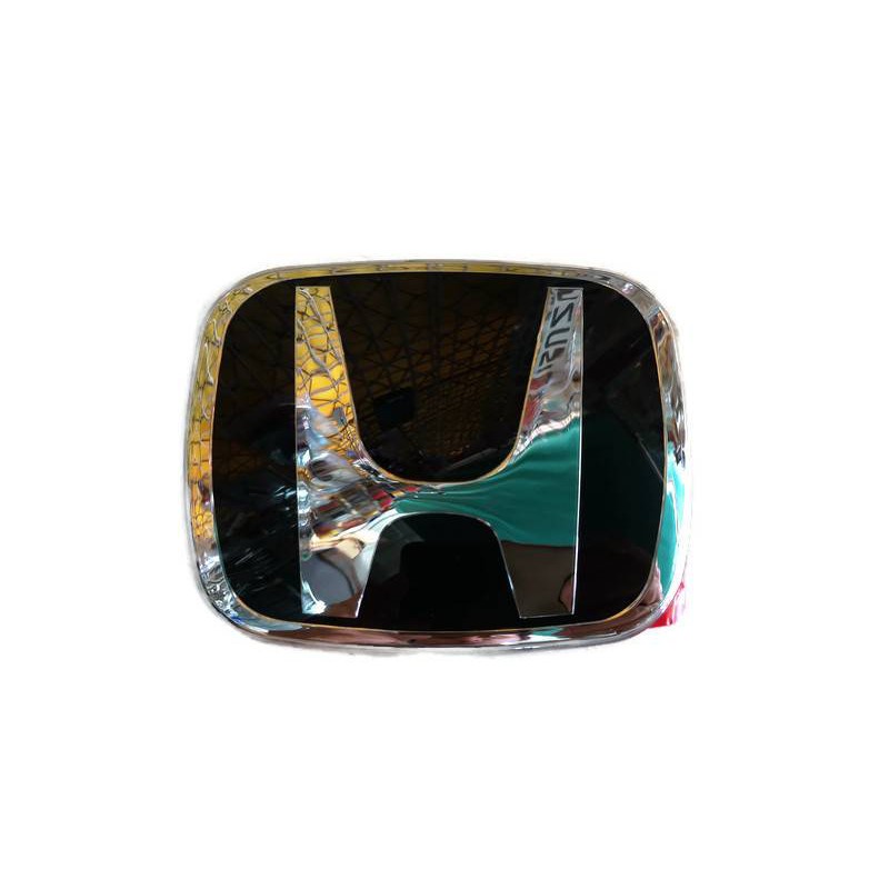 โลโก้ honda หน้า หรือ หลัง สีดำงานเนียนๆ สวย รหัส SNW-J01 (9.3cm*7.5cm) logo honda BLACK  *ส่งจาก-กท