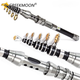  คันเบ็ดตกปลา น้ําหนักเบาพิเศษ 1.5 ม. - 2.4 ม. XH เรือ / คันโยกแพ Power Lure Spining Carbom Rock Travel Pole Superhard