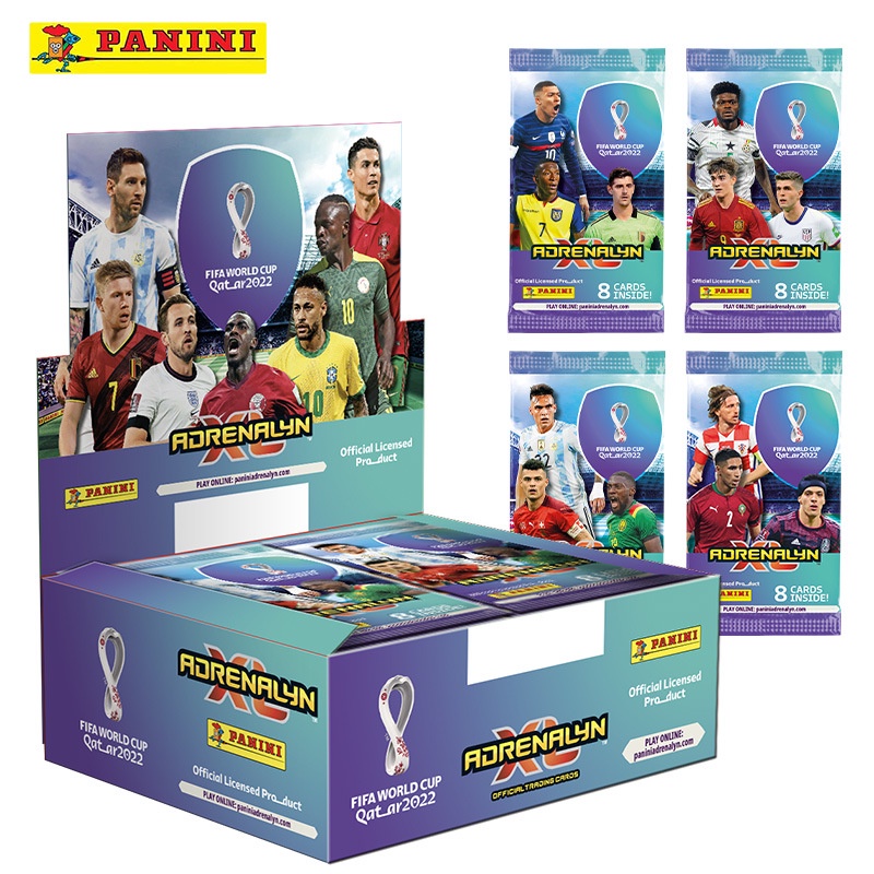 PANINI2022 World Cup Football Star Card Booster Box Football Star Neymar Messi Limited Fan Card Box 