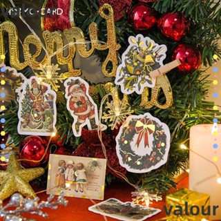 Valour สติกเกอร์ฉลาก Merry Christmas น่ารัก สําหรับตกแต่ง 48 ชิ้น ต่อล็อต