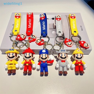 Widefiling1 พวงกุญแจ จี้รูปการ์ตูน Super Mario Bros คลาสสิก สําหรับห้อยกระเป๋านักเรียน