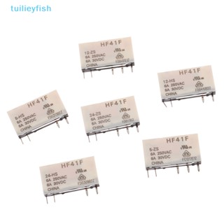 【tuilieyfish】รีเลย์พาวเวอร์ Hf41f-24-zs HF41F-12-ZS HF41F-5-ZS HF41F-5-HS HF41F-12-HS HF41F-24-HS 41F HF41F【IH】