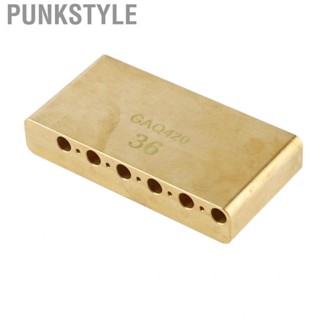 Punkstyle Standard Tremolo Block  Easy Operation Corrosion Resistant Smooth Practical Brass for Electric Guitar Bridge