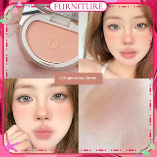 ♕ Daimanpu Monochrome Blush Powder Matte Nude Milk Pink Orange Natural Rouge ง่ายต่อการสีเม็ดสีสูง Long Lasting Party Festival Face Makeup FURNITURE