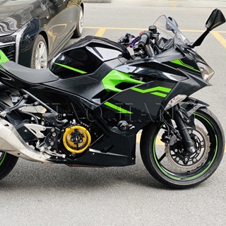 ฝาครอบเครื่องยนต์ แบบใส ด้านข้าง สําหรับ Kawasaki Ninja 400 ninja400 Z400