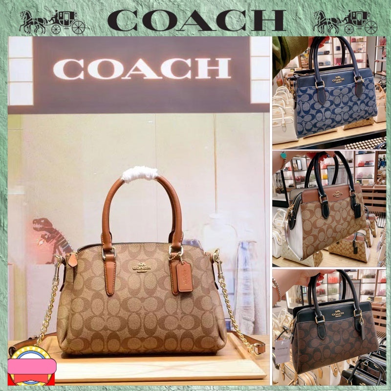 【Coach】Handbag, shoulder bag, crossbody bag for women, Ch589 กระเป๋าถือ(กระเป๋าสะพายข้าง)