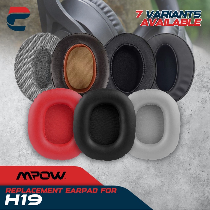 Earpad Ear Cushion Pad Mpow H19 MpowH19 H 19 H-19 H019 โฟมชุดหูฟังโฟม Earcup